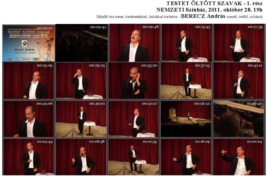 Berecz András mesél, tréfál, nótázik